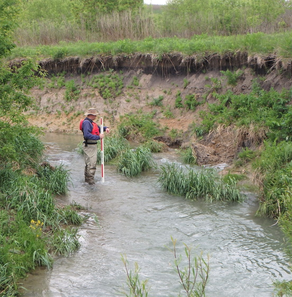 Catfish Creek streambank erosion