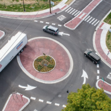 roundabout-intersection-engineering-traffic control-transportation design