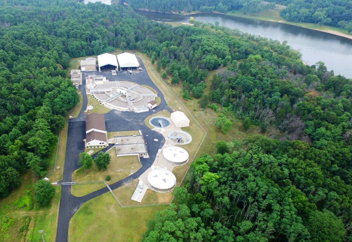 wastewater treatment facility, lake delton wisconsin