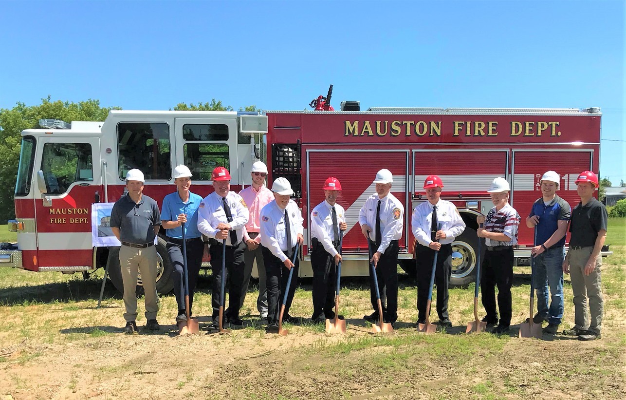 Mauston WI Fire Station Groundbreaking