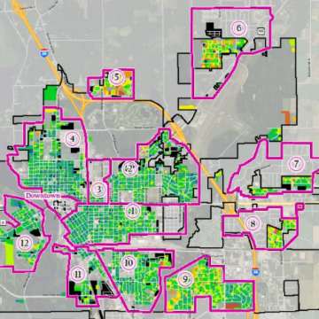 Stevens Point Housing Study_Districts