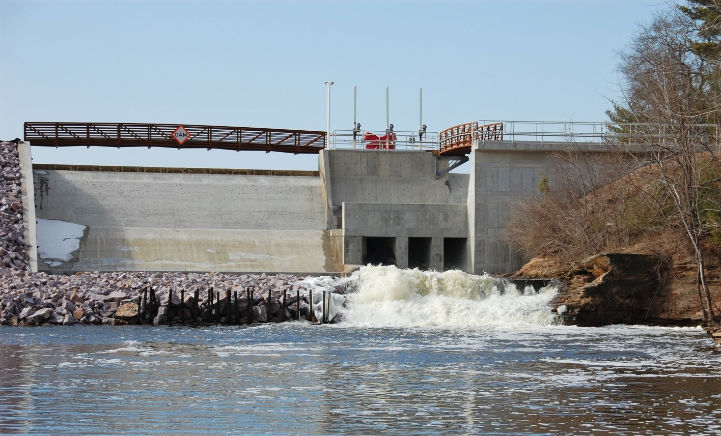 New dam and floodwater mitigation upgrades in the Village of Lake Delton, Wisconsin