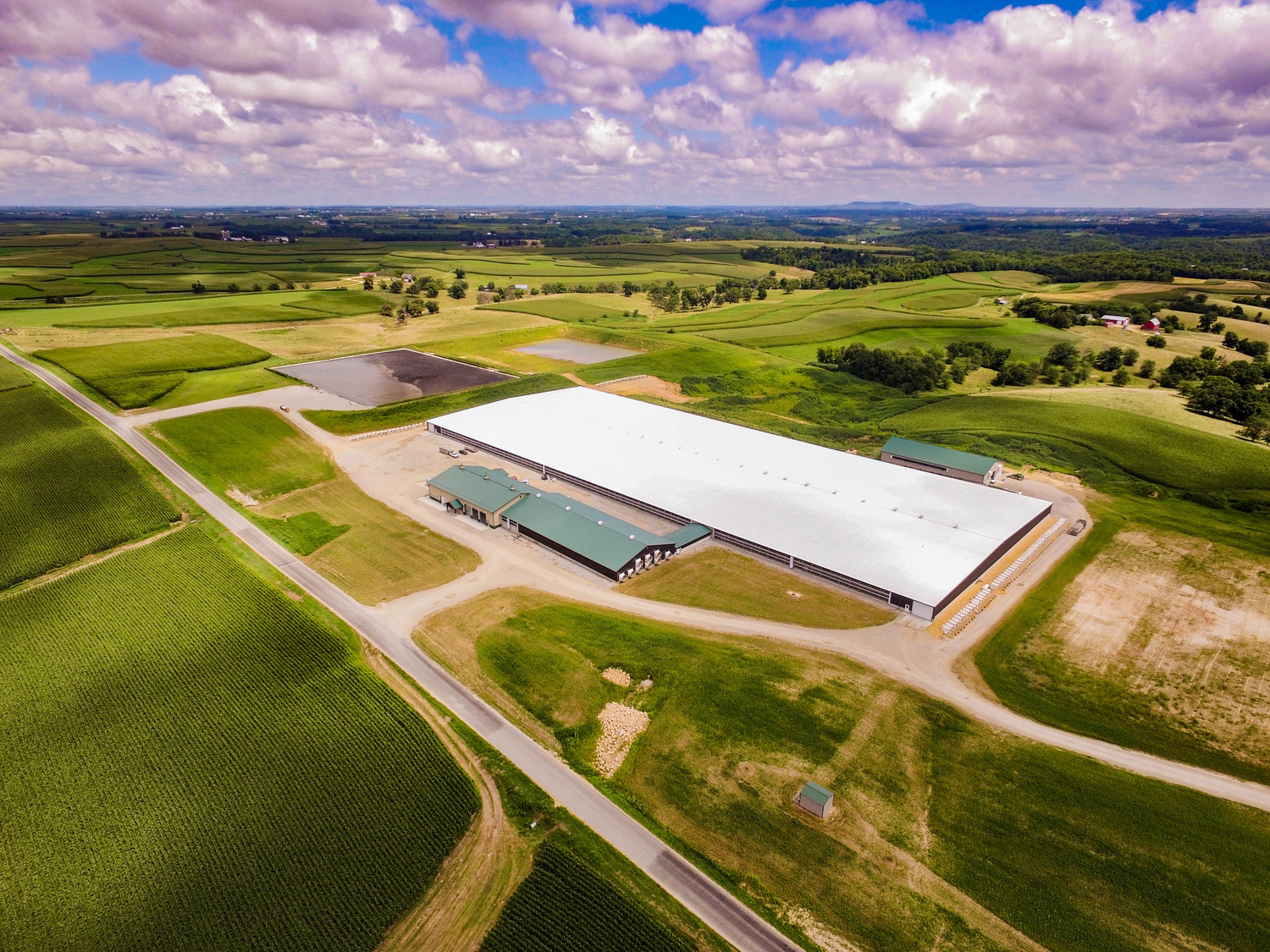 Manure management at Kieler Farms in Platteville, Wisconsin