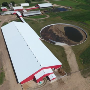 Dairy expansion and manure management systems at Langer Dairy Farms in DeForest, Wisconsin