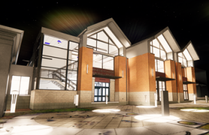 Design renderings for the upcoming expansion and renovation of the Carnegie-Schadde Public Library in Baraboo, Wisconsin
