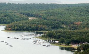 Lake Maumelle marina, before reconstruction. 