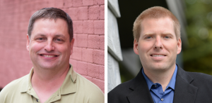 Professional headshots of Jeff Anderson, Senior Environmental Team Leader, and Jason Laue, public works team leader, at MSA Professional Services.