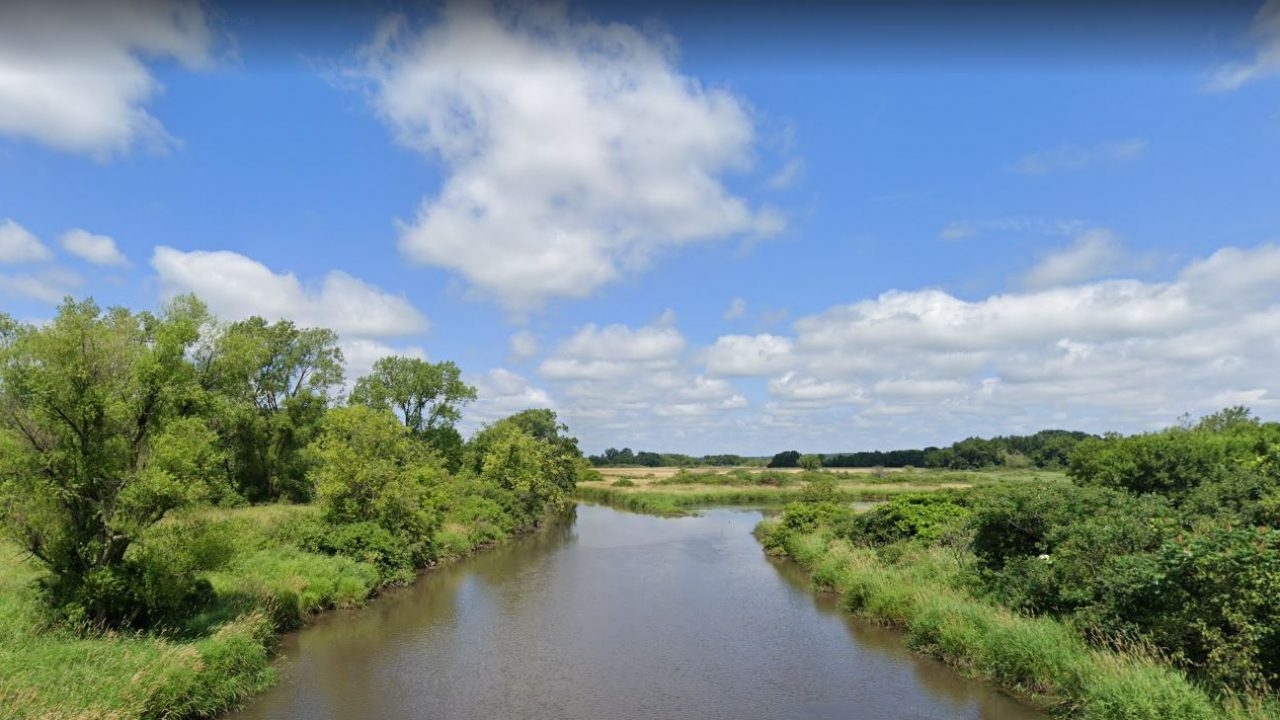 Image of Milum Creek in the Village of Belleville Wisconsin